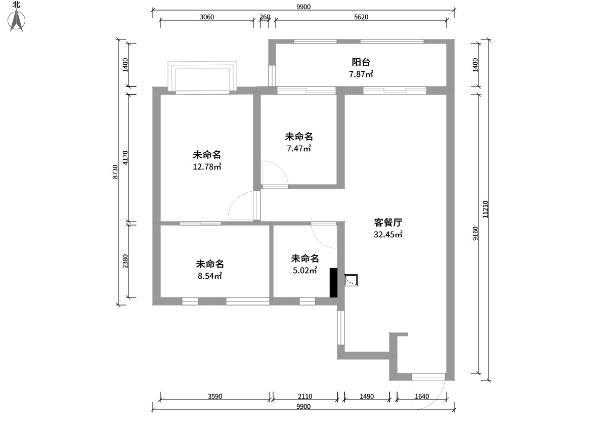 酷家乐装修网-雍景湾32-2903-副本-户型图.jpg